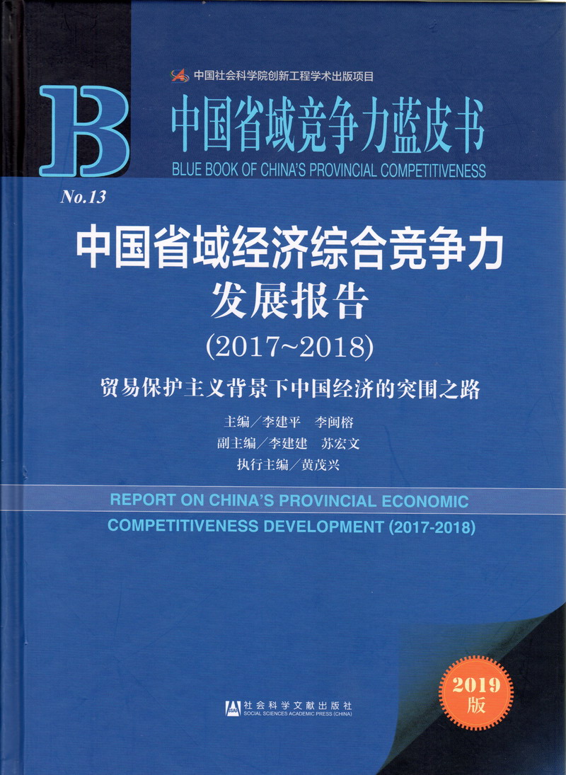 美女操逼大片中国省域经济综合竞争力发展报告（2017-2018）